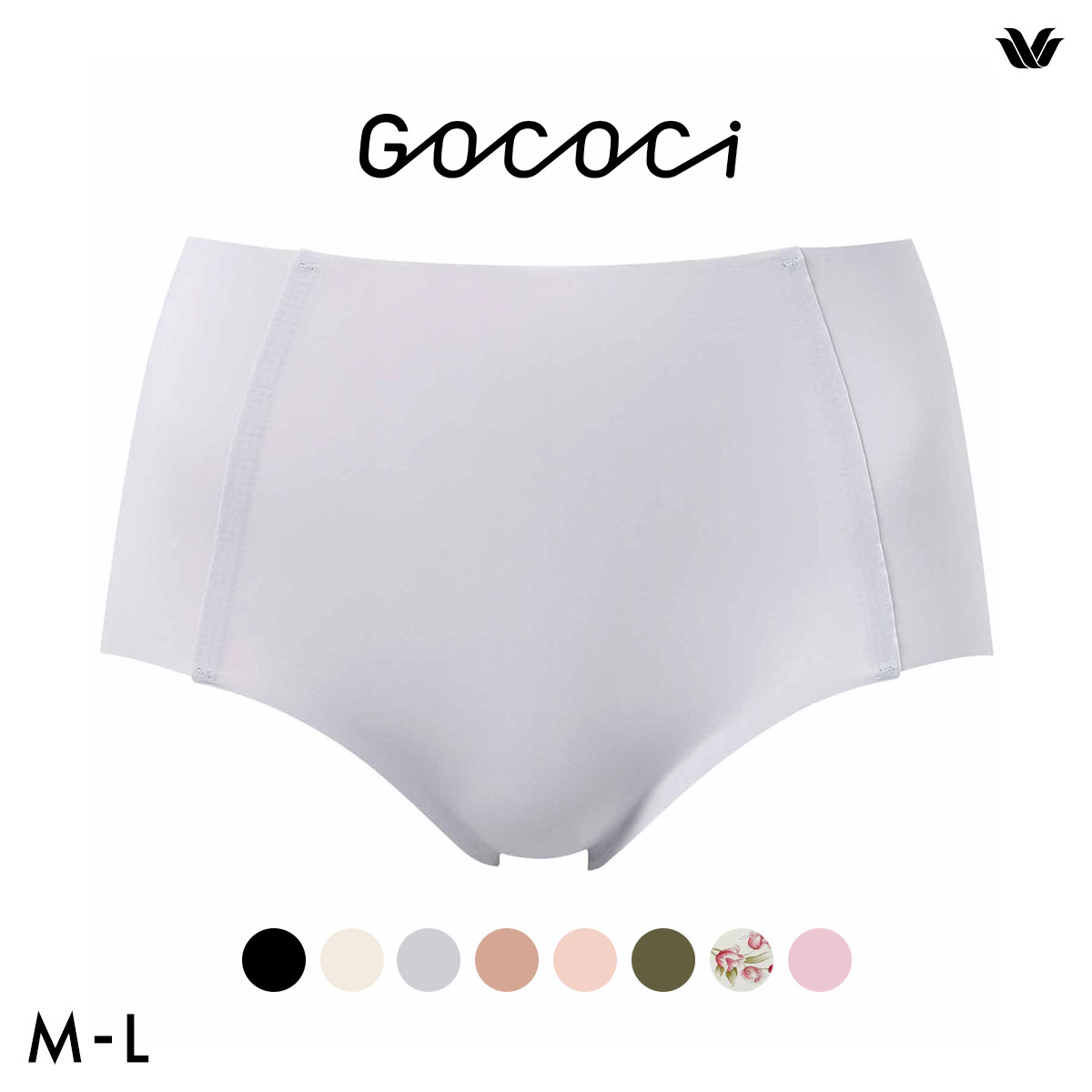 ワコール ゴコチ CGG535 ノーマル ショーツ ヘム フラット ML Wacoal GOCOCi(GY-グレー-M)