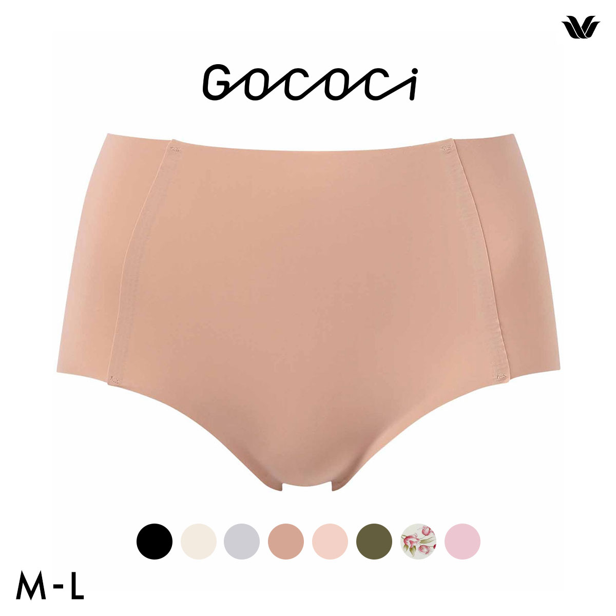ワコール ゴコチ CGG535 ノーマル ショーツ ヘム フラット ML Wacoal GOCOCi(LBE-薄ベージュ-M)