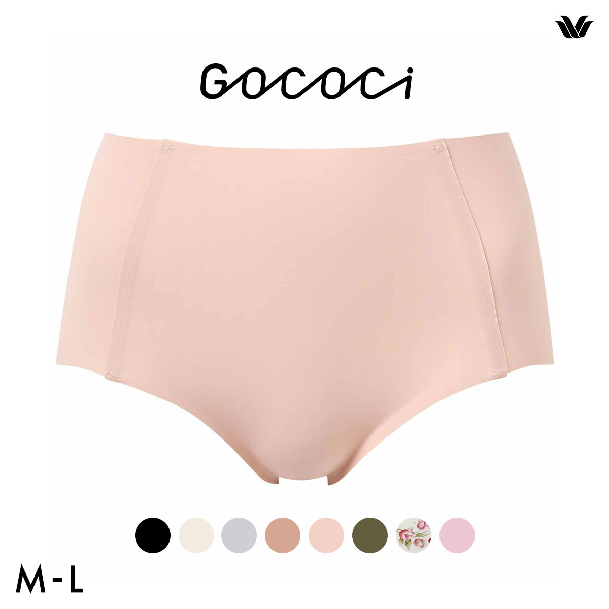 ワコール ゴコチ CGG535 ノーマル ショーツ ヘム フラット ML Wacoal GOCOCi(OC-オークル-M)