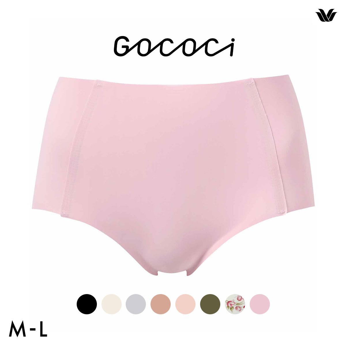 ワコール ゴコチ CGG535 ノーマル ショーツ ヘム フラット ML Wacoal GOCOCi(RP-ロマンピンク-M)