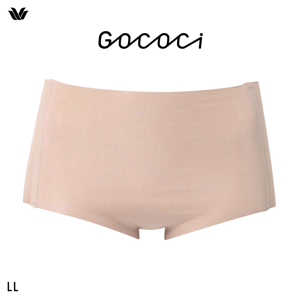 ワコール Wacoal ゴコチ GOCOCi CGG210 CGG510 PGG310 スタンダード･ハイカットショーツ ベンベルグ ヘム LL(LBE-薄ベージュ-LL)