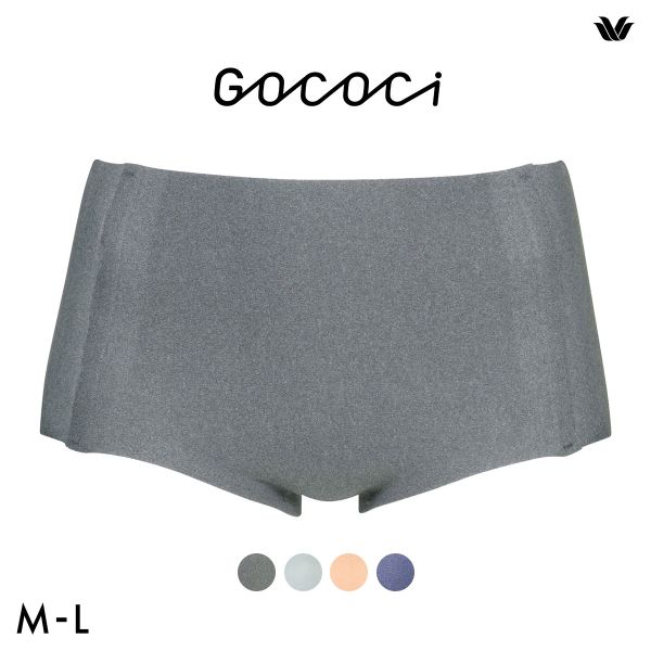 ワコール Wacoal ゴコチ GOCOCi CGG210 CGG510 PGG310 スタンダード･ハイカットショーツ ベンベルグ ヘム ML(GY-グレー-M)