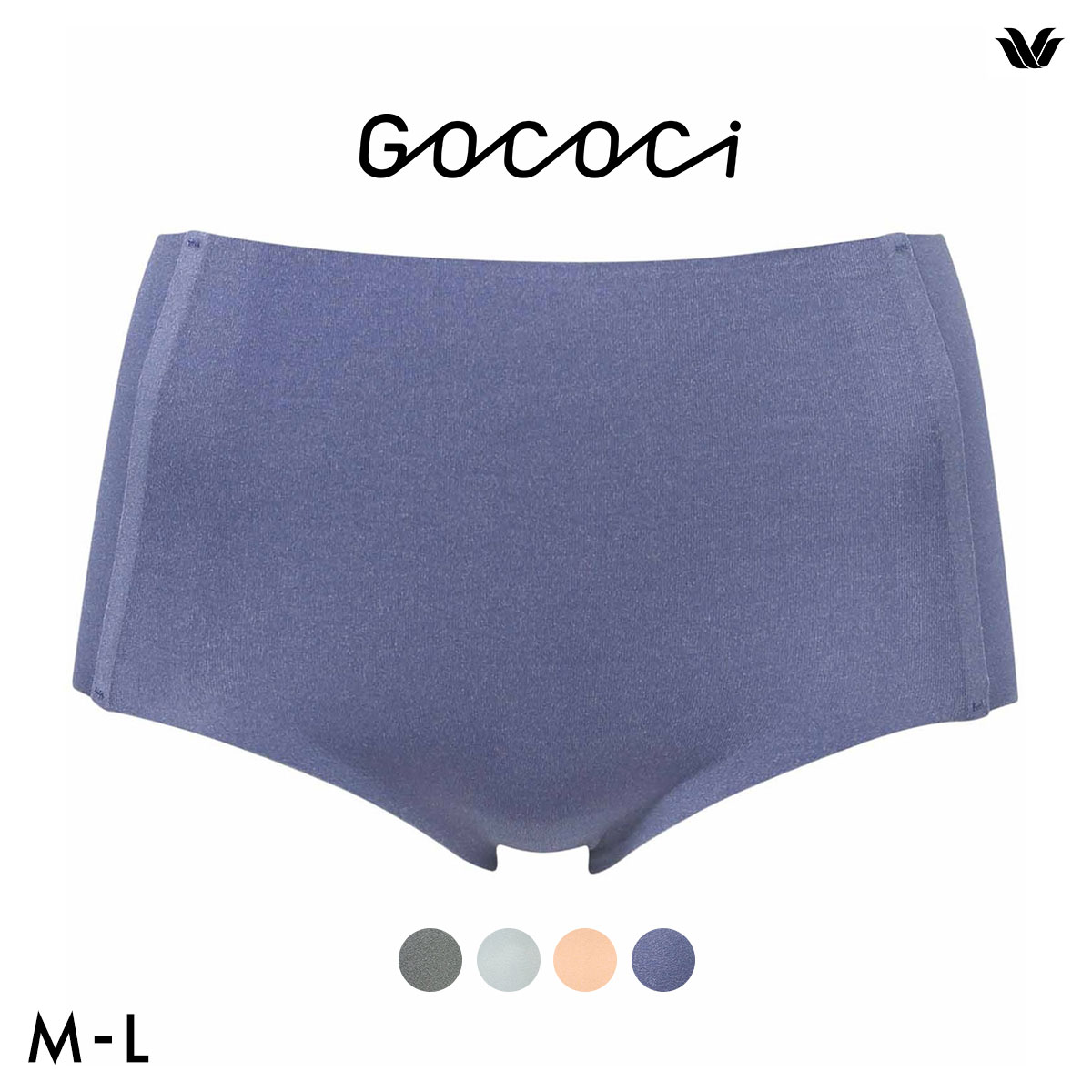ワコール Wacoal ゴコチ GOCOCi CGG210 CGG510 PGG310 スタンダード･ハイカットショーツ ベンベルグ ヘム ML