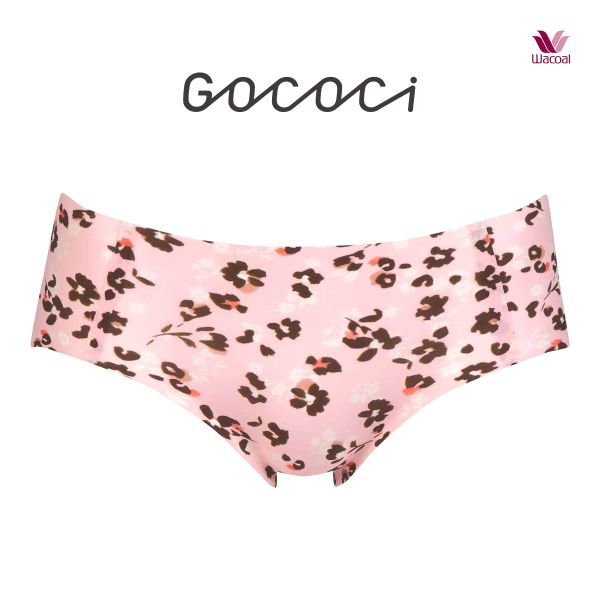 ワコール Wacoal ゴコチ GOCOCi CGG534 PGG335 プリント ノーマル ショーツ ハイカット ヘム 無縫製 ML 単品