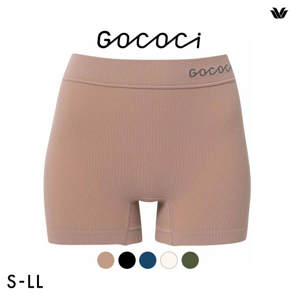 ワコール ゴコチ CGG255 PGG601 リブ ボーイレングス ショーツ 無縫製 SMLLL Wacoal GOCOCi 大きいサイズ ユニセックス UNISEX