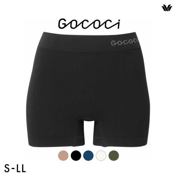 ワコール ゴコチ CGG255 PGG601 リブ ボーイレングス ショーツ 無縫製 SMLLL Wacoal GOCOCi 大きいサイズ ユニセックス UNISEX