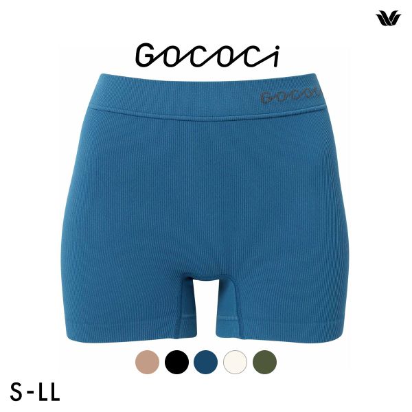 ワコール ゴコチ CGG255 PGG601 リブ ボーイレングス ショーツ 無縫製 SMLLL Wacoal GOCOCi 大きいサイズ ユニセックス UNISEX