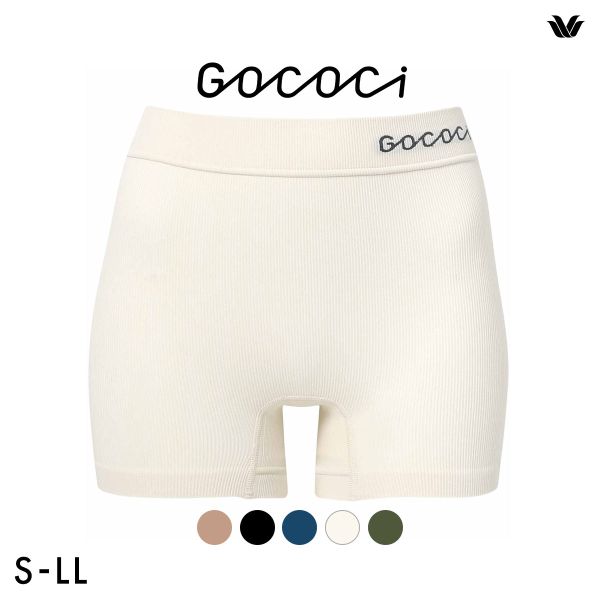 ワコール ゴコチ CGG255 PGG601 リブ ボーイレングス ショーツ 無縫製 SMLLL Wacoal GOCOCi 大きいサイズ ユニセックス UNISEX