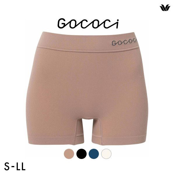 ワコール ゴコチ CGG255 PGG601 リブ ボーイレングス ショーツ 無縫製 SMLLL Wacoal GOCOCi 大きいサイズ ユニセックス UNISEX