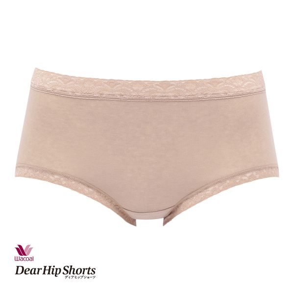 ワコール Wacoal ディアヒップショーツ DearHip Shorts 綿混 はきこみ丈ふつう ノーマルショーツ LL