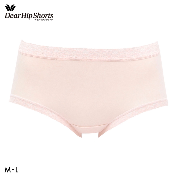 ワコール Wacoal ディアヒップショーツ DearHip Shorts 綿混 はきこみ丈ふつう ノーマルショーツ ML