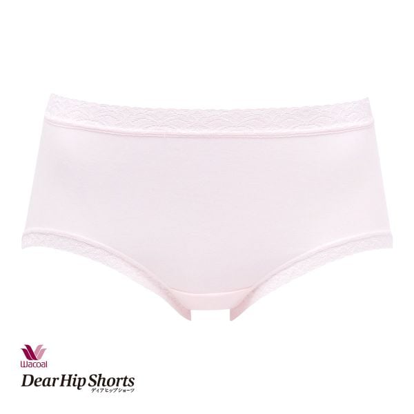 ワコール Wacoal ディアヒップショーツ DearHip Shorts 綿混 はきこみ丈ふつう ノーマルショーツ ML