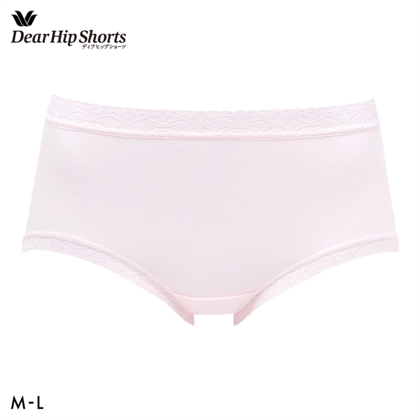 ワコール Wacoal ディアヒップショーツ DearHip Shorts 綿混 はきこみ丈ふつう ノーマルショーツ ML