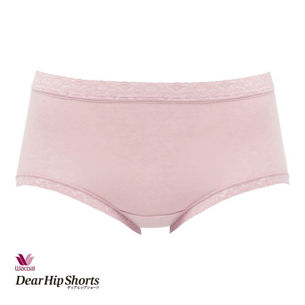 ワコール Wacoal ディアヒップショーツ DearHip Shorts 綿混 はきこみ丈ふつう ノーマルショーツ ML