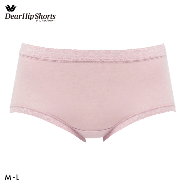 ワコール Wacoal ディアヒップショーツ DearHip Shorts 綿混 はきこみ丈ふつう ノーマルショーツ ML