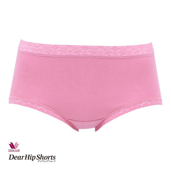 ワコール Wacoal ディアヒップショーツ DearHip Shorts 綿混 はきこみ丈ふつう ノーマルショーツ ML