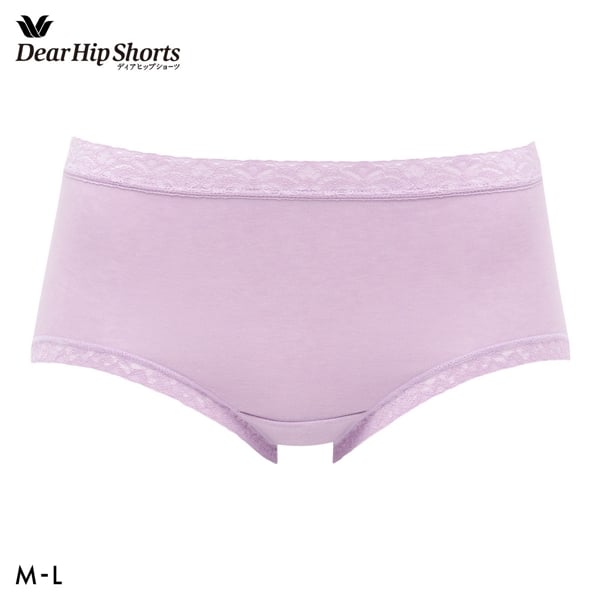 ワコール Wacoal ディアヒップショーツ DearHip Shorts 綿混 はきこみ丈ふつう ノーマルショーツ ML
