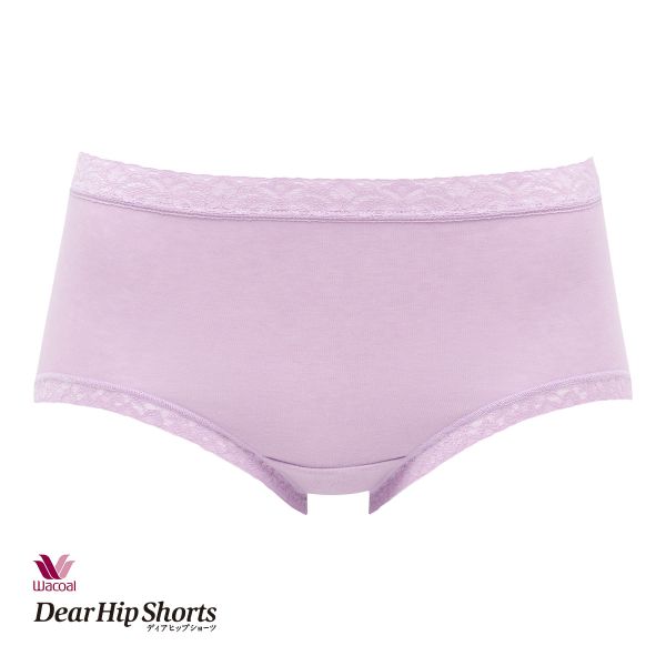 ワコール Wacoal ディアヒップショーツ DearHip Shorts 綿混 はきこみ丈ふつう ノーマルショーツ ML