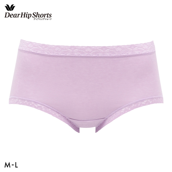 ワコール Wacoal ディアヒップショーツ DearHip Shorts 綿混 はきこみ丈ふつう ノーマルショーツ ML