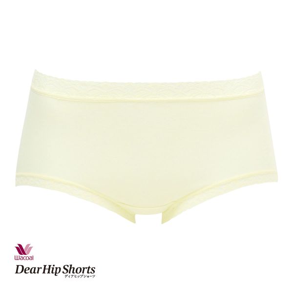 ワコール Wacoal ディアヒップショーツ DearHip Shorts 綿混 はきこみ丈ふつう ノーマルショーツ ML