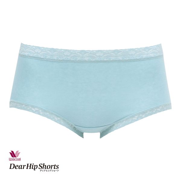 ワコール Wacoal ディアヒップショーツ DearHip Shorts 綿混 はきこみ丈ふつう ノーマルショーツ ML