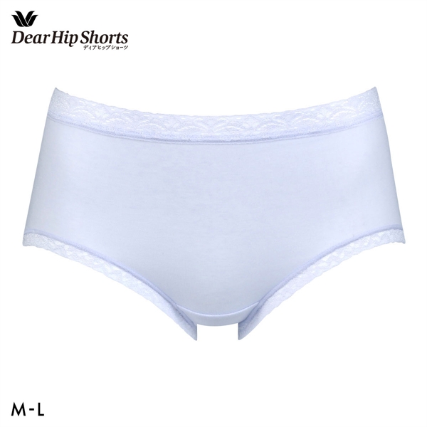 ワコール Wacoal ディアヒップショーツ DearHip Shorts 綿混 はきこみ丈ふつう ノーマルショーツ ML