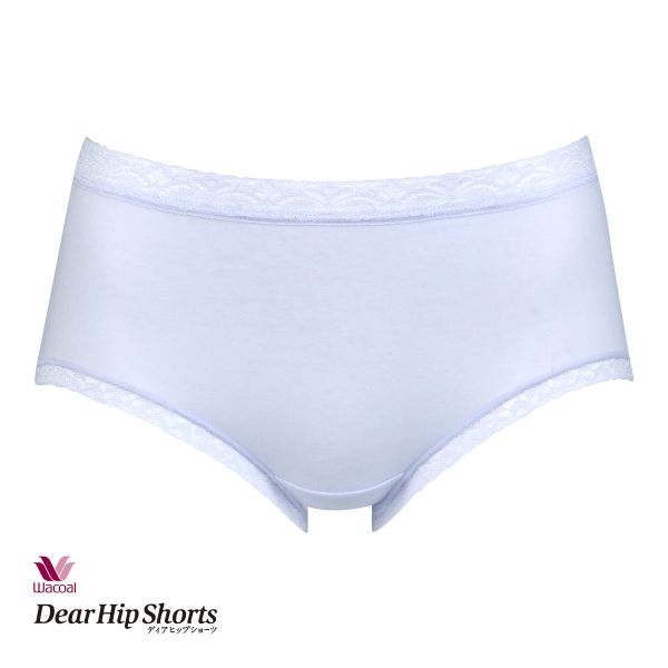 ワコール Wacoal ディアヒップショーツ DearHip Shorts 綿混 はきこみ丈ふつう ノーマルショーツ ML
