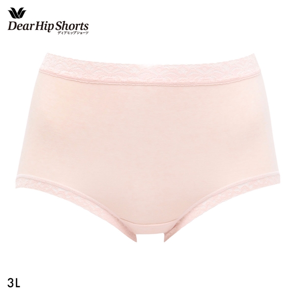 ワコール Wacoal ディアヒップショーツ DearHip Shorts 綿混 スタンダード ノーマルショーツ 3L