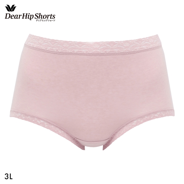 ワコール Wacoal ディアヒップショーツ DearHip Shorts 綿混 スタンダード ノーマルショーツ 3L
