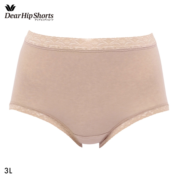 ワコール Wacoal ディアヒップショーツ DearHip Shorts 綿混 スタンダード ノーマルショーツ 3L