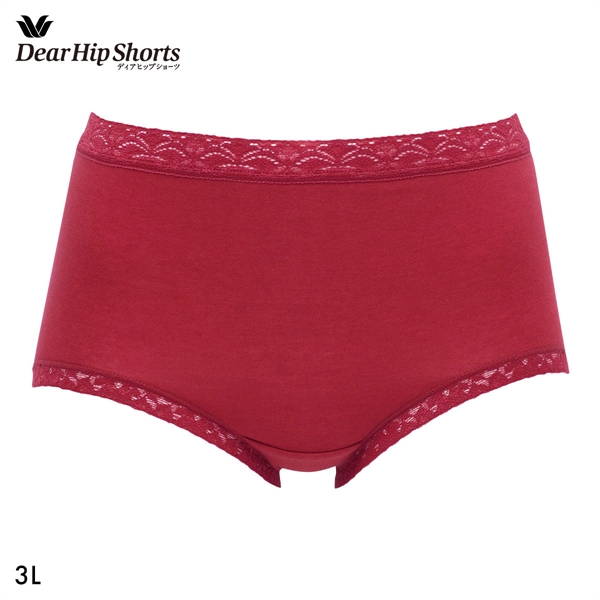 ワコール Wacoal ディアヒップショーツ DearHip Shorts 綿混 スタンダード ノーマルショーツ 3L