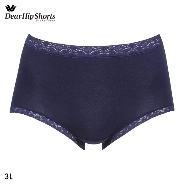ワコール Wacoal ディアヒップショーツ DearHip Shorts 綿混 スタンダード ノーマルショーツ 3L