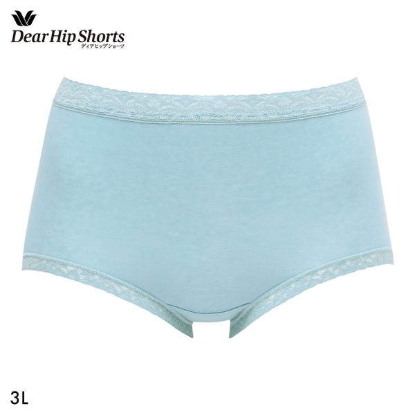 ワコール Wacoal ディアヒップショーツ DearHip Shorts 綿混 スタンダード ノーマルショーツ 3L