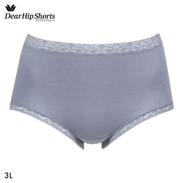 ワコール Wacoal ディアヒップショーツ DearHip Shorts 綿混 スタンダード ノーマルショーツ 3L