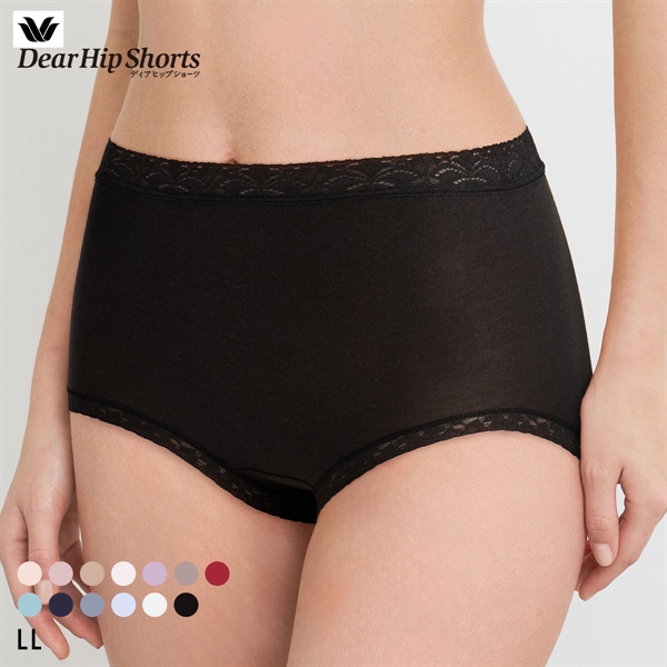 ワコール Wacoal ディアヒップショーツ DearHip Shorts 綿混 スタンダード ノーマルショーツ LL