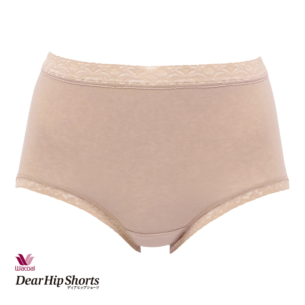 ワコール ショーツ ディアヒップショーツ DearHip Shorts 綿混 スタンダード ノーマルショーツ ML Wacoal(MO-モカ-M)