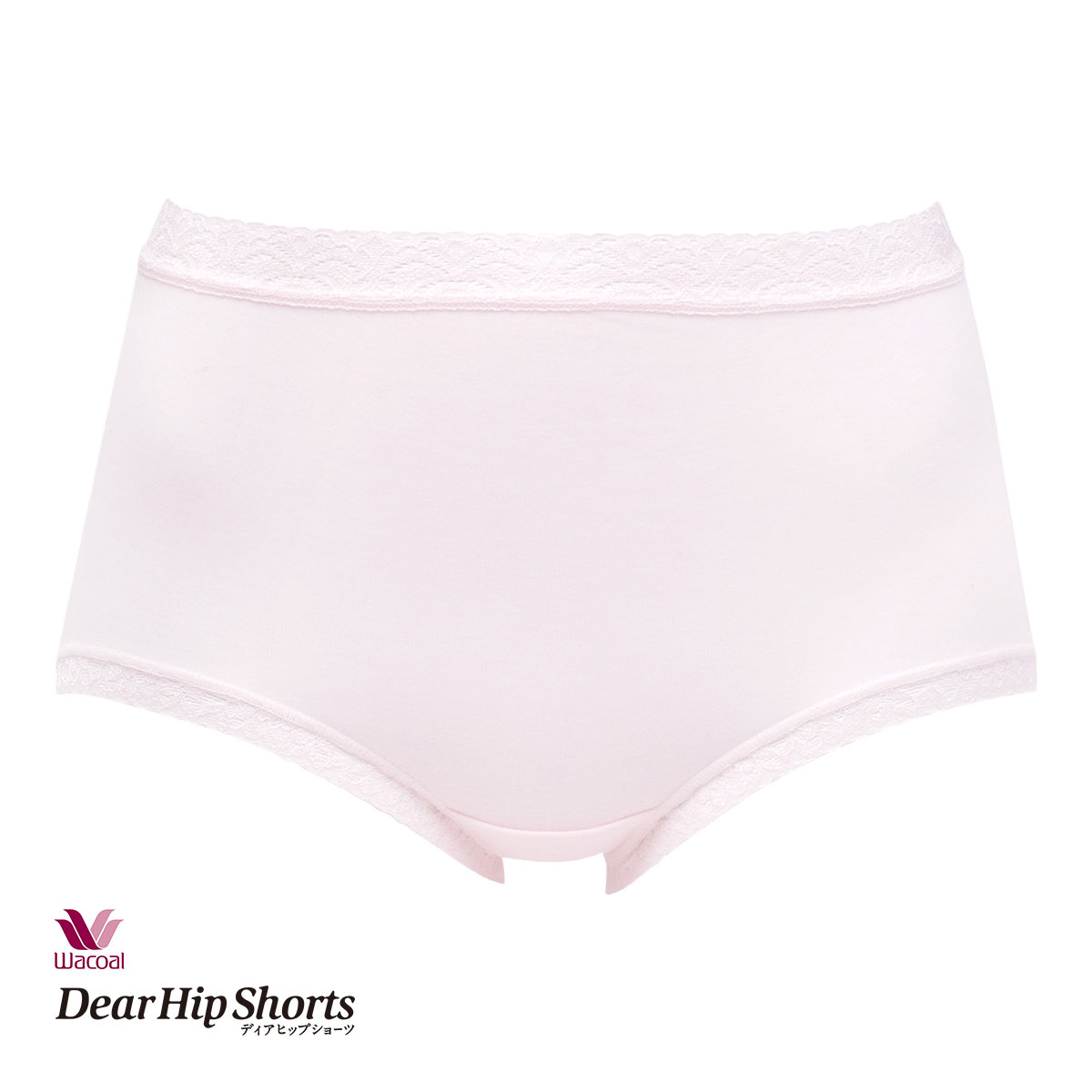 ワコール ショーツ ディアヒップショーツ DearHip Shorts 綿混 スタンダード ノーマルショーツ ML Wacoal(PI-ピンク-M)