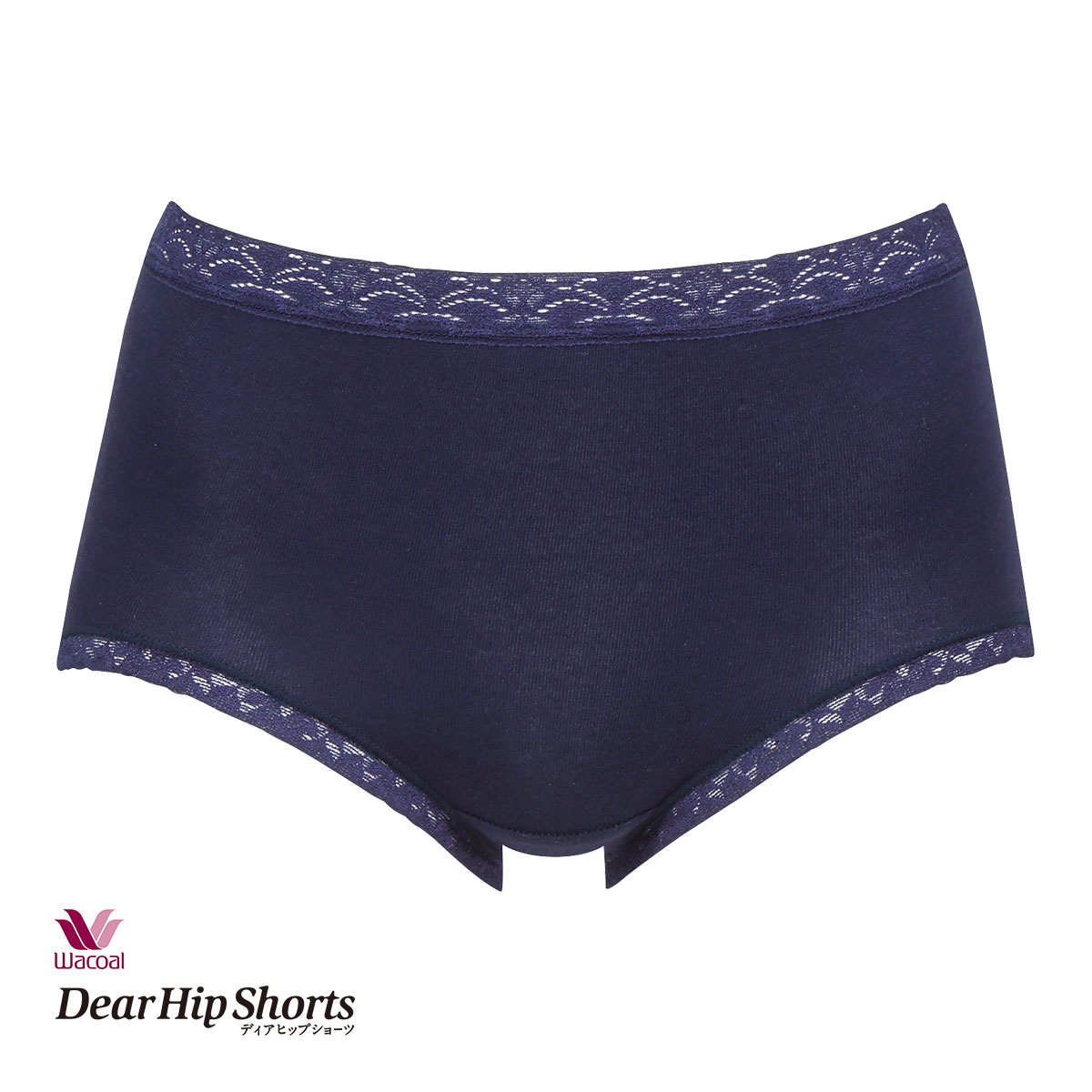 ワコール ショーツ ディアヒップショーツ DearHip Shorts 綿混 スタンダード ノーマルショーツ ML Wacoal(VI-バイオレット-M)