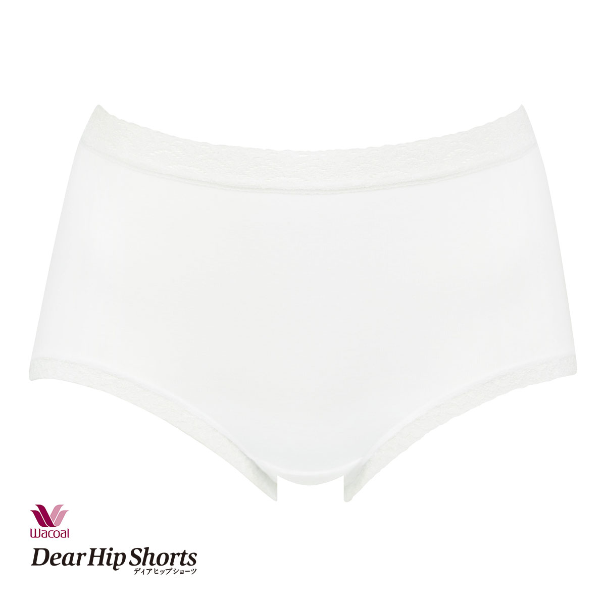 ワコール ショーツ ディアヒップショーツ DearHip Shorts 綿混 スタンダード ノーマルショーツ ML Wacoal(IV-アイボリー-M)