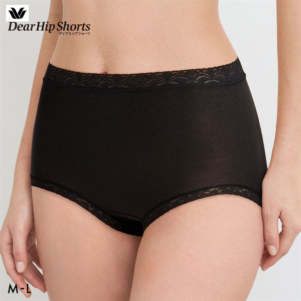 ワコール ショーツ ディアヒップショーツ DearHip Shorts 綿混 スタンダード ノーマルショーツ ML Wacoal