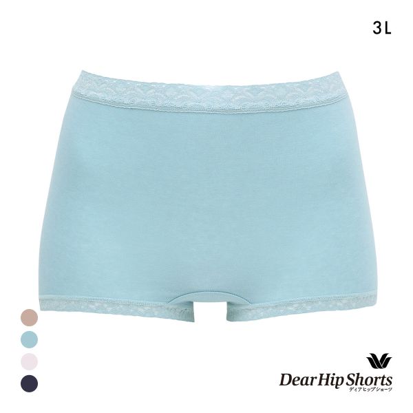 ワコール Wacoal ディアヒップショーツ DearHip Shorts 綿混 スタンダード ボーイレングスショーツ 3L