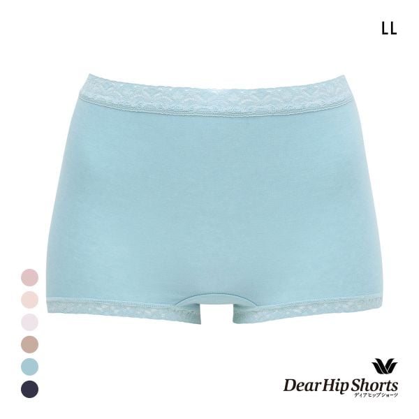 ワコール Wacoal ディアヒップショーツ DearHip Shorts 綿混 スタンダード ボーイレングスショーツ LL
