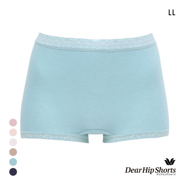 ワコール Wacoal ディアヒップショーツ DearHip Shorts 綿混 スタンダード ボーイレングスショーツ LL