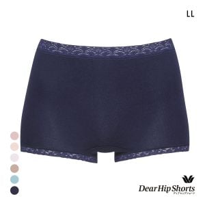 ワコール Wacoal ディアヒップショーツ DearHip Shorts 綿混 スタンダード ボーイレングスショーツ LL