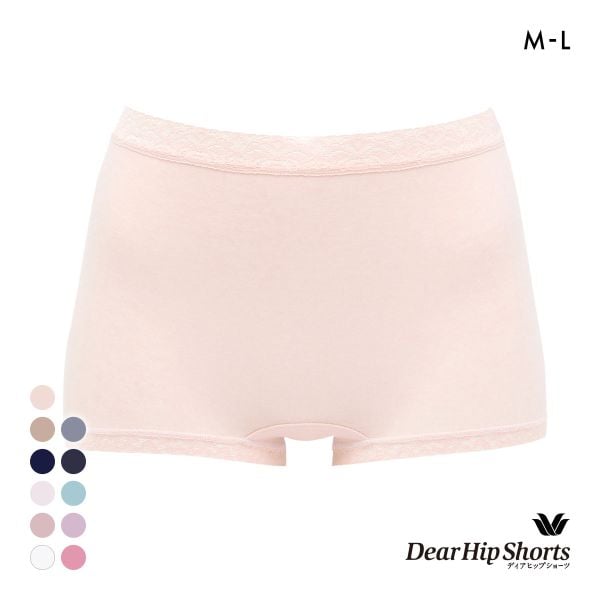 ワコール Wacoal ディアヒップショーツ DearHip Shorts 綿混 スタンダード ボーイレングスショーツ ML