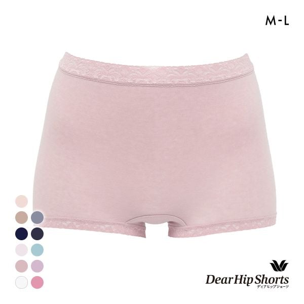 ワコール Wacoal ディアヒップショーツ DearHip Shorts 綿混 スタンダード ボーイレングスショーツ ML
