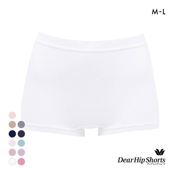 ワコール Wacoal ディアヒップショーツ DearHip Shorts 綿混 スタンダード ボーイレングスショーツ ML