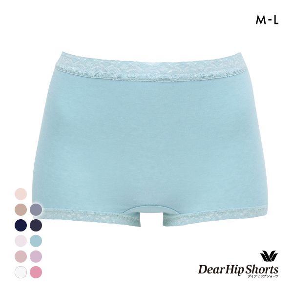 ワコール Wacoal ディアヒップショーツ DearHip Shorts 綿混 スタンダード ボーイレングスショーツ ML