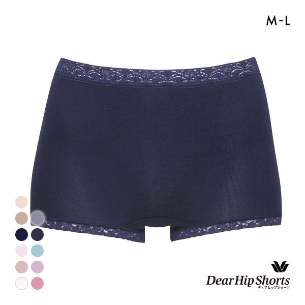 ワコール Wacoal ディアヒップショーツ DearHip Shorts 綿混 スタンダード ボーイレングスショーツ ML