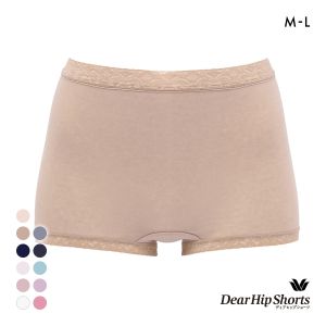 ワコール Wacoal ディアヒップショーツ DearHip Shorts 綿混 スタンダード ボーイレングスショーツ ML